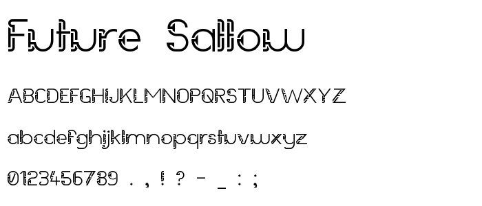 Future Sallow font